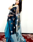 Matka Muslin jamdani Saree