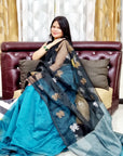 Matka Muslin jamdani Saree