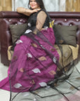 Matka Muslin jamdani Saree