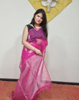 Matka Muslin jamdani Saree