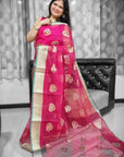 PINK kota silk weaving