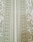 OFF WHITE AND GREEN PASHMINA DRESS MATERIAL