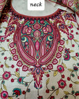 PINK KARANCHI PRINT DRESS MATERIAL