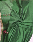 Mirror work Handloom Saree