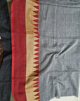 Bengal Handloom soft cotton Ganga Jamuna Temple Border Saree