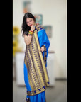 Mysore silk saree - Firozi Blue