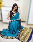 Mysore silk saree - Firozi Blue