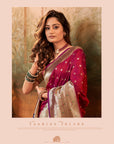 MAROON Paithani silk saree