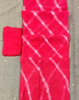 PURE GEORGETTE LEHARIYA WITH ZARI BORDER