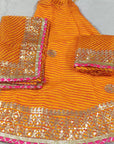 Lehariya ghagra choli