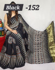 Hand block ajrakh pure modal silk vol 1