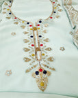 PURE GEORGETTE SEQUENCE WORK DRESS MATERIAL