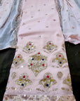 PURE GEORGETTE SEQUENCE WORK DRESS MATERIAL