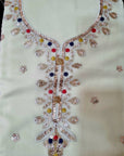 PURE GEORGETTE SEQUENCE WORK DRESS MATERIAL