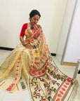 Dhakai jamdani saree