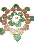wooden lotus cutout