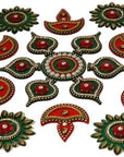 Beautiful acrylic rangoli