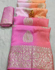 Pure Georgette Zari Saree