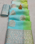 Pure Georgette Zari Saree
