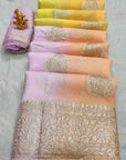 Pure Georgette Zari Saree