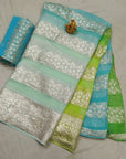 Pure Georgette Zari Saree