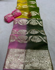 Pure Georgette Zari Saree
