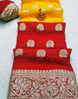 Pure Georgette Zari Saree