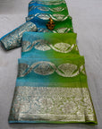 Pure Georgette Zari Saree