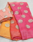 Pure Georgette Zari Saree
