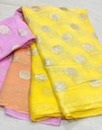 Pure Georgette Zari Saree
