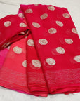 Pure Georgette Zari Saree