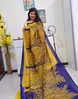 Digital printed Kashmiri silk saree