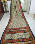 Digital printed Kashmiri silk saree