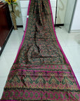 Digital printed Kashmiri silk saree