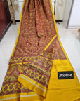Digital printed Kashmiri silk saree