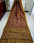 Digital printed Kashmiri silk saree