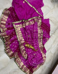 Multicolor bandhani saree