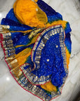 Multicolor bandhani saree