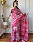 Pure Mulmul Cotton Saree