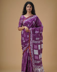 Jaipuri printed Cotton Zari Saree