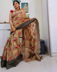 Banarsi instrument saree