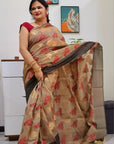 Banarsi instrument saree