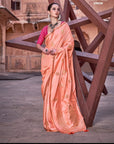 Amazing Satin Pastel Saree