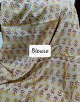 Kalamkari silk off white and red (Machilipatnam) pedana work saree
