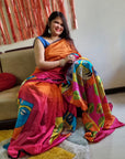 Murshidabadi pure muslin silk