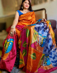 Murshidabadi pure muslin silk