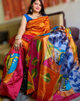 Murshidabadi pure muslin silk