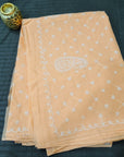 COTTON CHIKANKARI SAREE