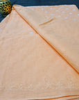 COTTON CHIKANKARI SAREE