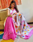 Murshidabadi pure muslin silk